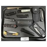 Pocket Knives, Buck, Civivi, Smith & Wesson.