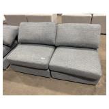 NOS Macys Armless Sectional Loveseat.