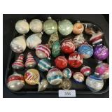 Blown Glass Christmas Ornament.