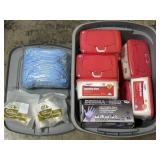 NEW Baby Wipes, Latex Gloves, Bandages.