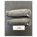 2 Benchmade Claymore Pocket Knives.