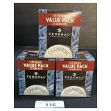 3 Boxes Of NOS Federal .22 LR Ammunition.