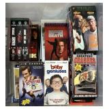 VHS Movies w/ Clean Storage Tote.