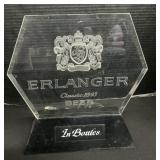 Erlanger Beer Lighted Advertising Sign.