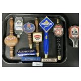 Advertising Beer Taps, Strohï¿½s, Olympia, Molson.