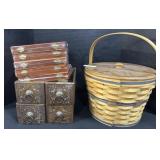 Bernina Basket, Decorative Drawers, Cigar Boxes.