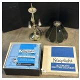 NOS Electric Blanket & Touch Lamp.