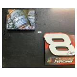 Budweiser & Budweiser Racing Advertising Signs.