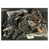 Guitar Cords, Fender Parts & Strap.