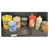 Advertising Tins, Domino, Bokar, American Oil.