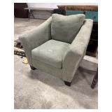 Cozy Clean Sage Green Oversized Arm Chair.