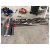 (7) Slide Clamps, Garant Snow Shovels.