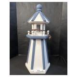 Wooden Lighthouse Lamp.