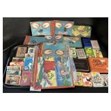Vintage Card Games, Disney Puzzles, NOS Disguises.