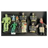 Batman Banks, Hulk Action Figures, Ronald Reagan.