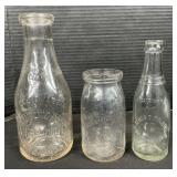 Tumbling Run Dairy & James D. Dolbin Bottles.