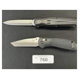 Benchmade The Pagan & Griptilian Tanto Knives.