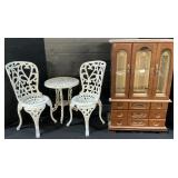 Cast Iron Doll Table Set, Jewelry Box.