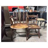 (2) Windsor Style & PA Dutch style  Spindle Side