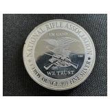 .999 Fine Silver 1Troy Oz National Rifle