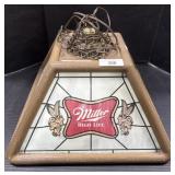 Miller High Life Advertising Hanging Bar Light.