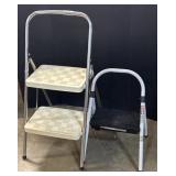 2 Folding Step Stools.