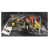 Saws, Pliers, Scrapers.