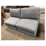 NOS Macys Armless Sectional Loveseat.