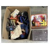 Tools, Tool Belt, Snowshoes, Oil, Lockbox.