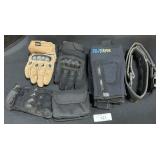 2 Sets Tactical Gloves, Bigbite Ankle Holsters.