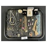 Costume Jewelry, Beaded Necklaces, Genuine Stone.