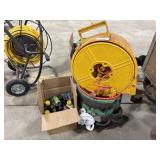 Extension Cord Reel, 5gal Tool Bucket, Motor Oil,