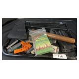 Lot Of Hatchets, Fire Sticks, & Survival Tools.