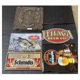 Lot Of Beet Advertising Signs- Schmidt's, Ithaca.