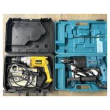 DeWalt & Makita Drills.