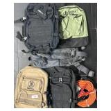 Backpacks & Jumper Cables.