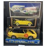 96ï¿½ Hess Truck, Die Cast Cabriolet, Toy Porsche.