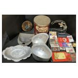 Charles Pretzels Tin, Cassette Tapes, Canisters.