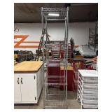 Wire Shelving Unit.