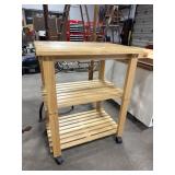 Butcherblock Kitchen Cart.