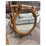 Ship Helm Wall Mirror.