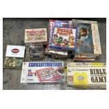 Board Games (Naval Battle, Pizza Party).