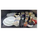 Candles, Plates, Mugs, Mini Perfumes.