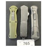 OTF Knives, Benchmade, Smith & Wesson.