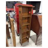 Rustic Pine Heart Cutout Shelf.