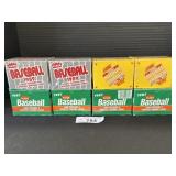 NOS Fleer & Score Baseball Sticker & Card Sets.