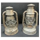 2 Dietz Little Wizard Oil Lamps.