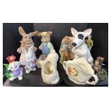 Lot Of Ceramic Animal Figures.
