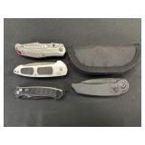 4 Tactical Pocket Knives, Bear OPS, Bear Edge.