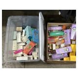 Moisturizer, Body Soak, Shampoo.